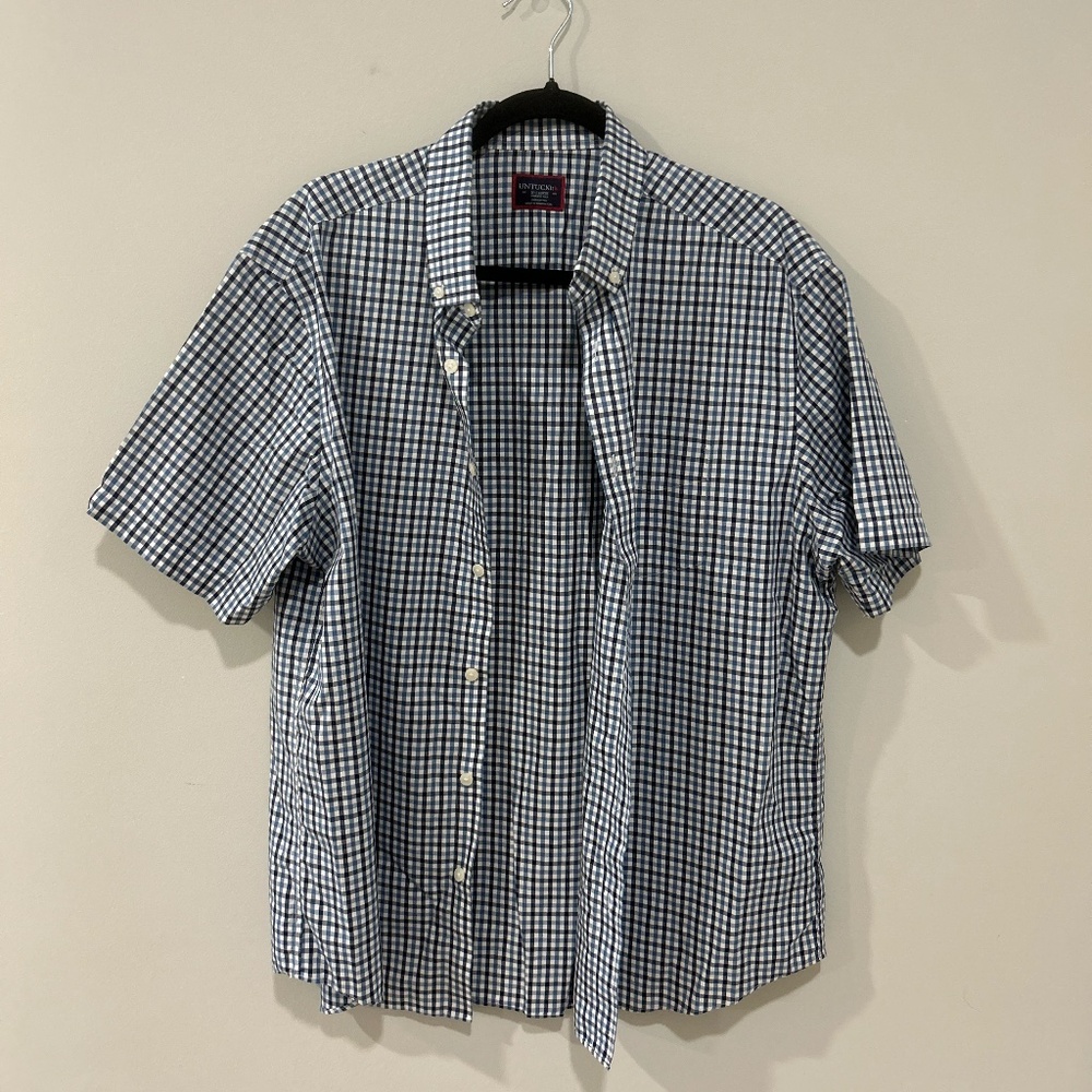 UNTUCKit Men's short sleeved shirt XL
